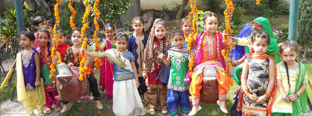 Students of Modern Senior Secondary School, Patiala participating in school activities