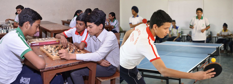 Modern Senior Secondary School, Patiala students competing in school sports