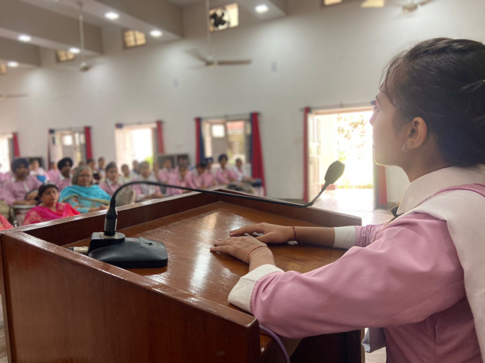 Are mobile phones a boon or bane? at Modern Senior Secondary School, Patiala
