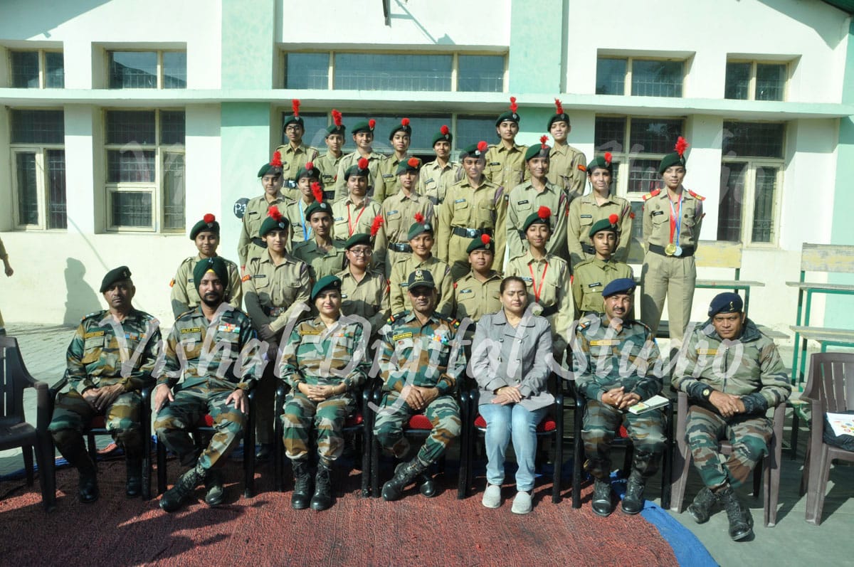 NCC Girls Take Centrestage at Modern Senior Secondary School, Patiala